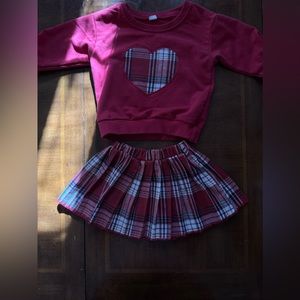 Skirt and top